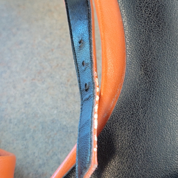 🔥Pierre Dumas Orange Heels with Colorful accents🔥 - Picture 8 of 10